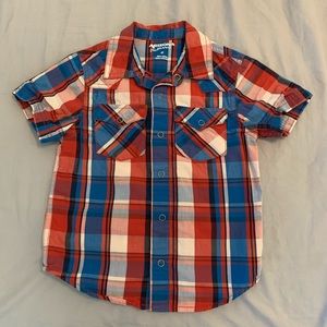 🔴 *5 for $20 Sale* Boys Arizona plaid shirt 4t